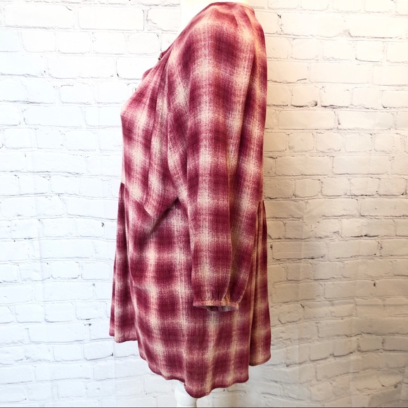 Maeve | Anthropologie pink cavalon peplum blouse - Picture 6 of 7